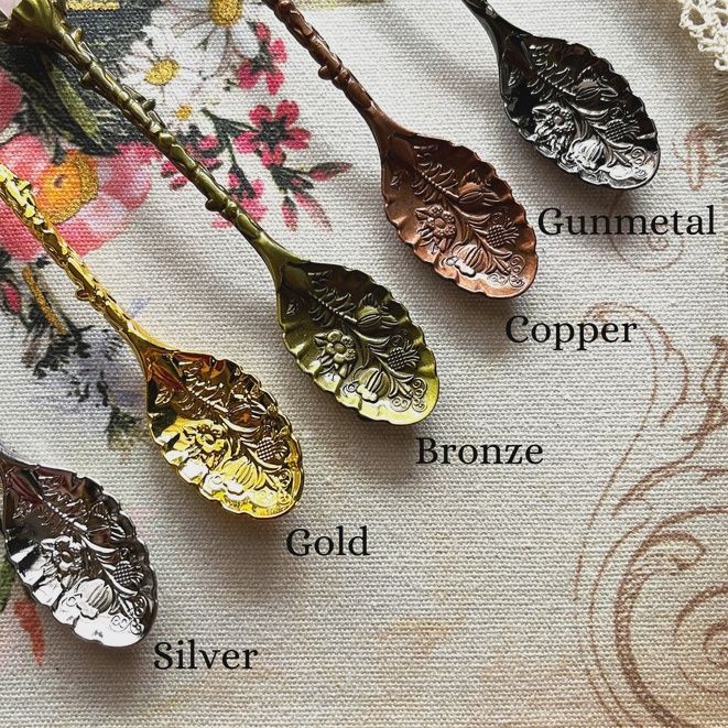 Faux Crystal Spoon - Copper