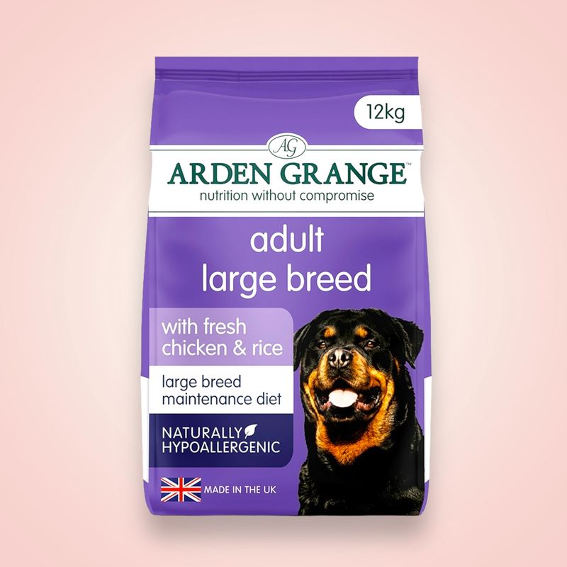 ARDEN GRANGE DOG LRG BRD CHIC/RICE 12KG