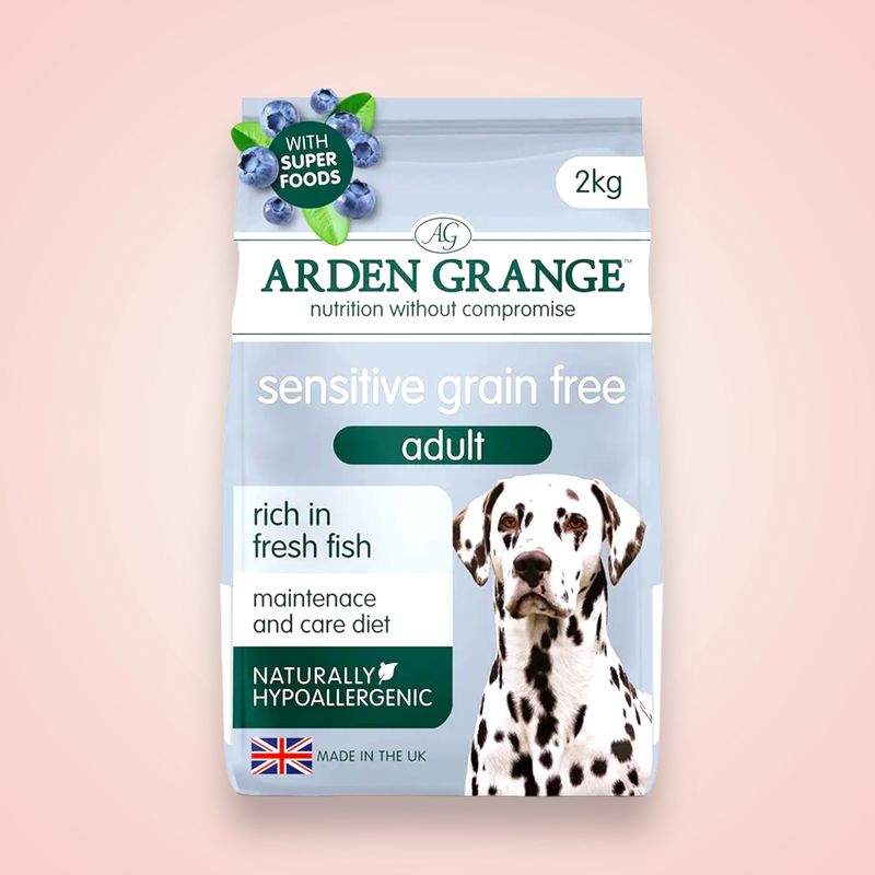 ARDEN GRANGE DOG SENS FISH/POT 2KG