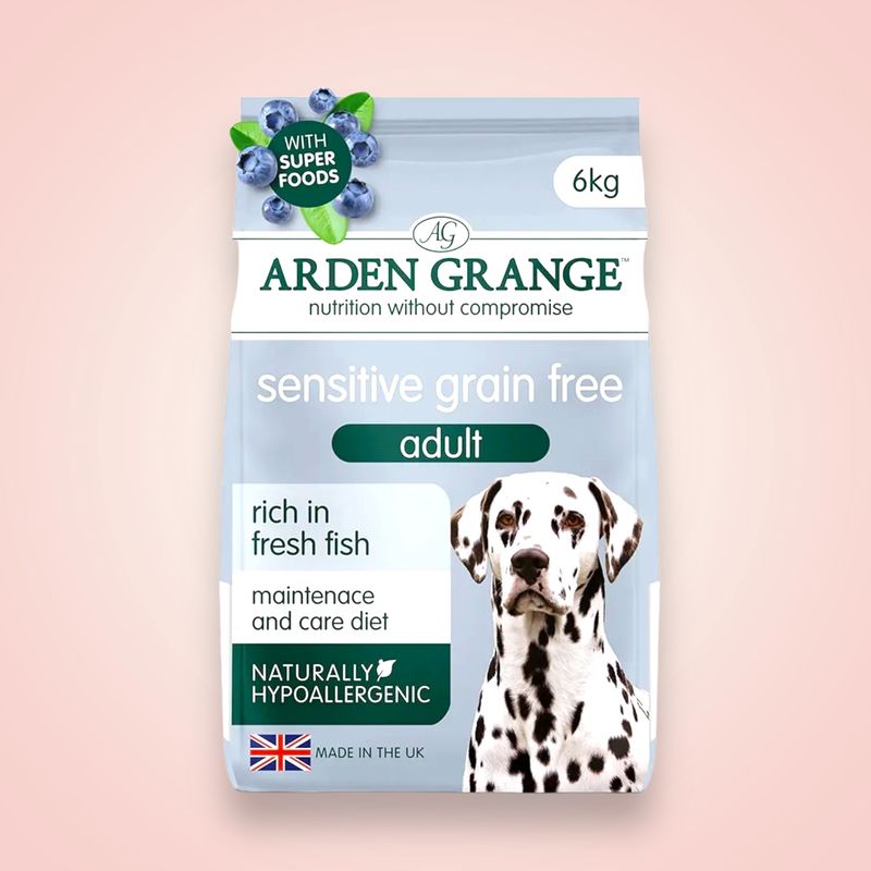 ARDEN GRANGE DOG SENS FISH/POT 6KG