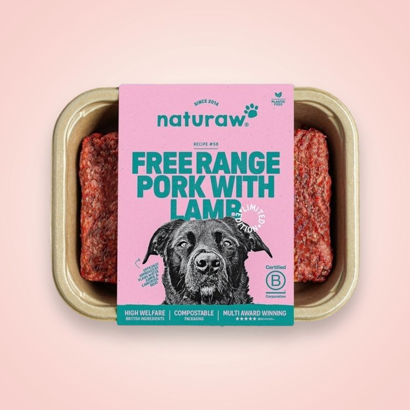 NATURAW FREE RANGE PORK WITH LAMB 500G