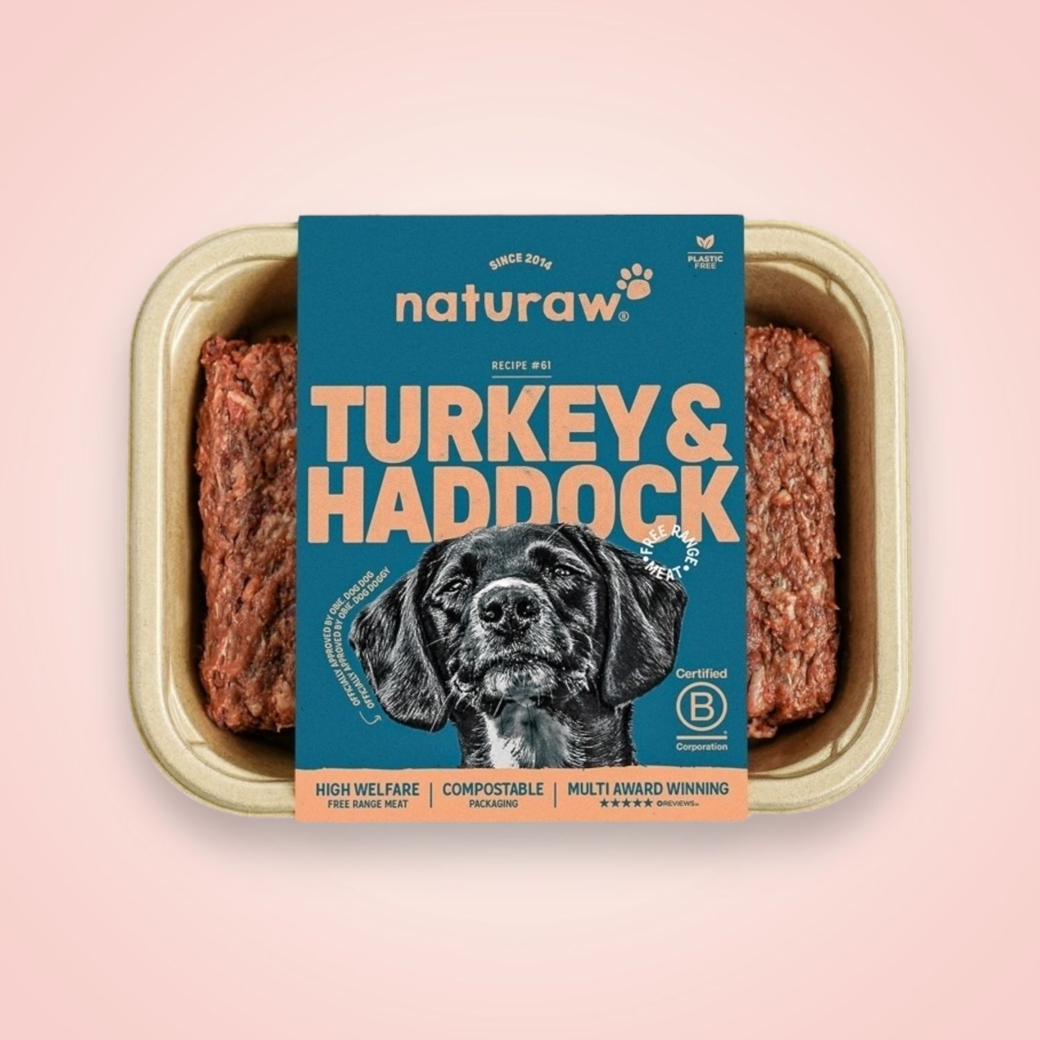 NATURAW FREE RANGE TURKEY &amp; HADDOCK 500G