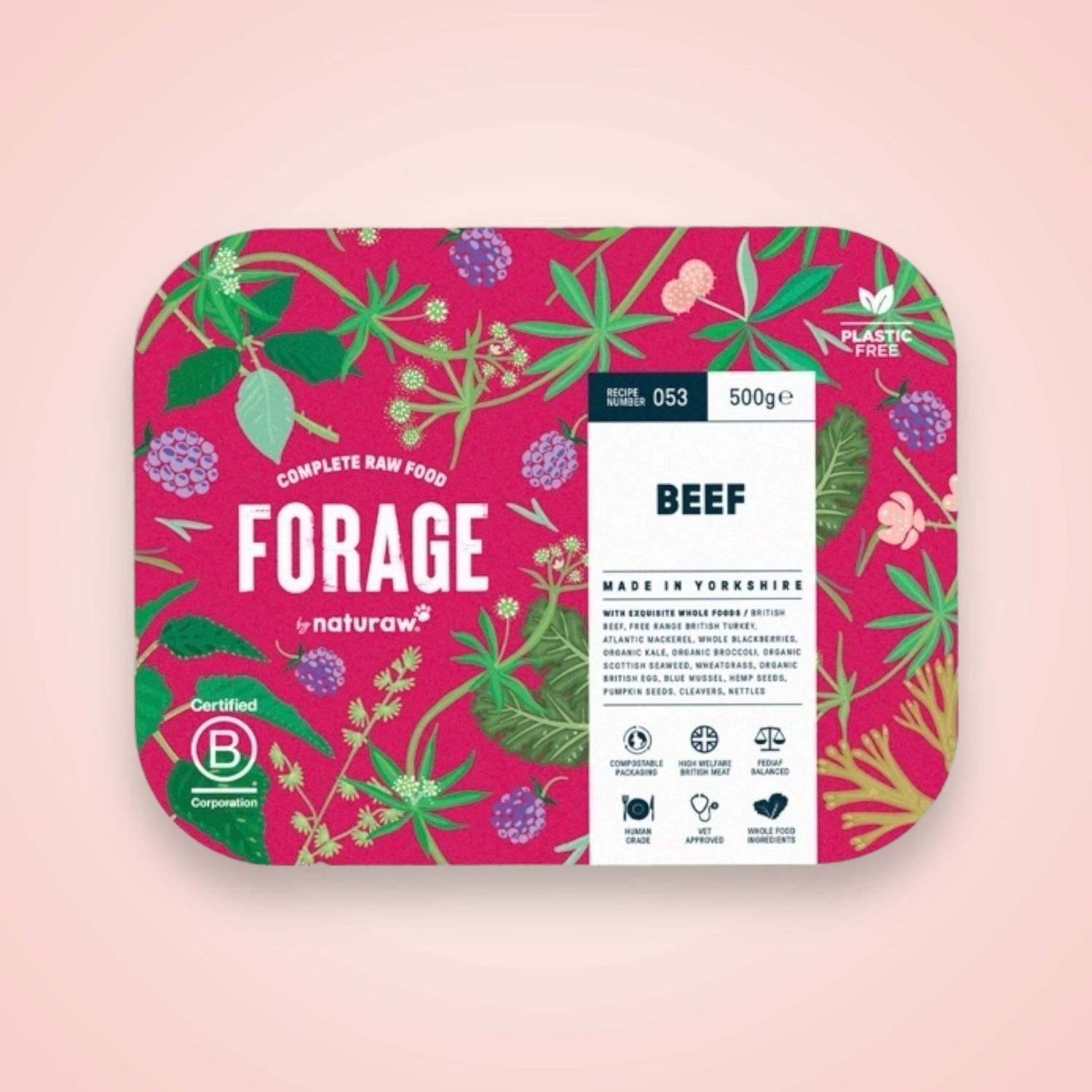 NATURAW FORAGE BEEF 500G