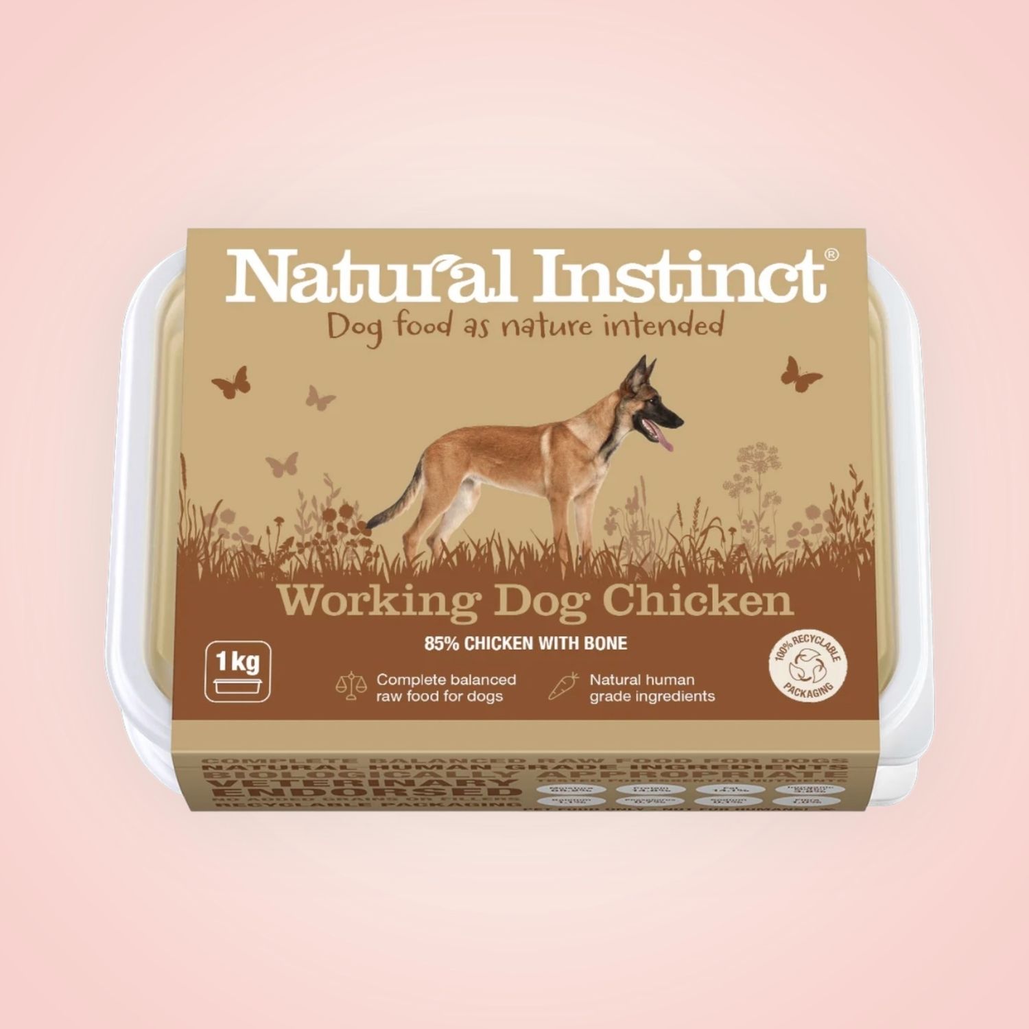 NATURAL INSTINCT WORKING CHICKEN 1KG