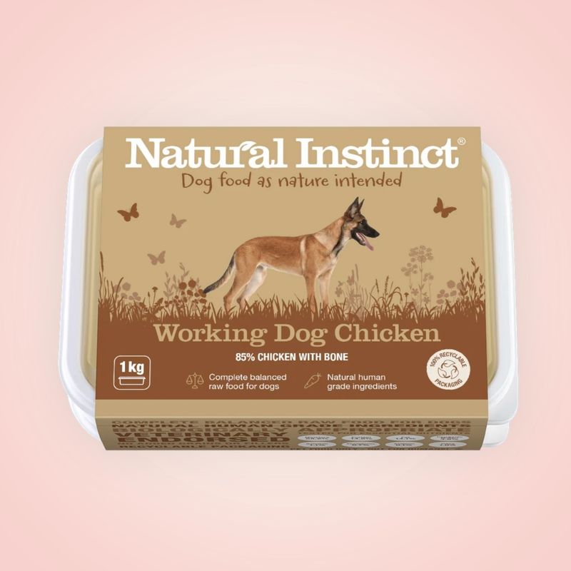 NATURAL INSTINCT WORKING CHICKEN 1KG