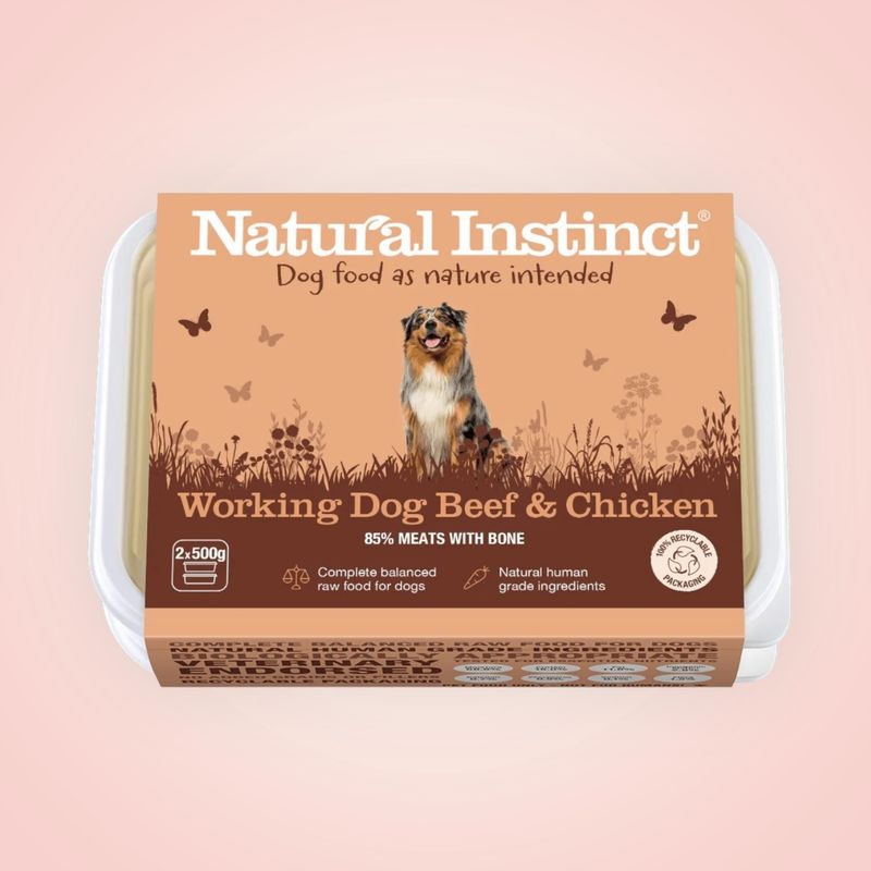 NATURAL INSTINCT WORKING BEEF 2X500G
