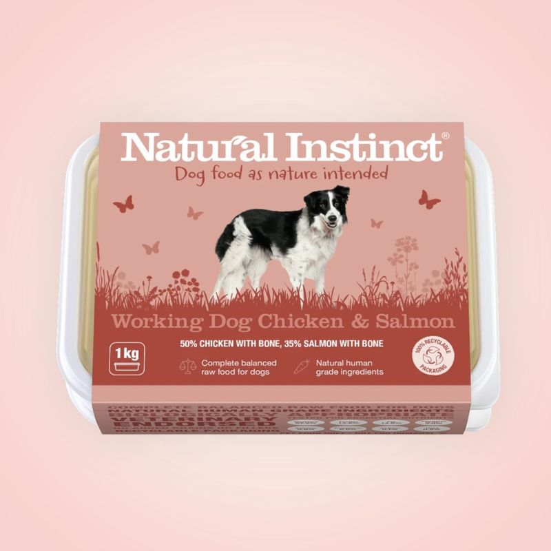 NATURAL INSTINCT WORKING SALMON 1KG