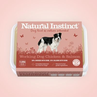 NATURAL INSTINCT WORKING SALMON 2X500G