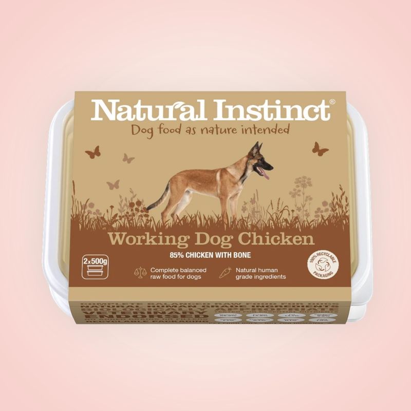 NATURAL INSTINCT WORKING CHICKEN 2X500G