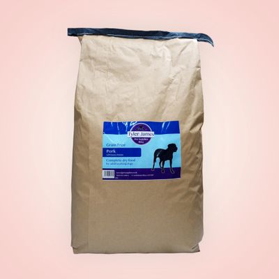 12KG  TYLER-JAMES ADULT DOG PORK &amp; SWEET POTATO