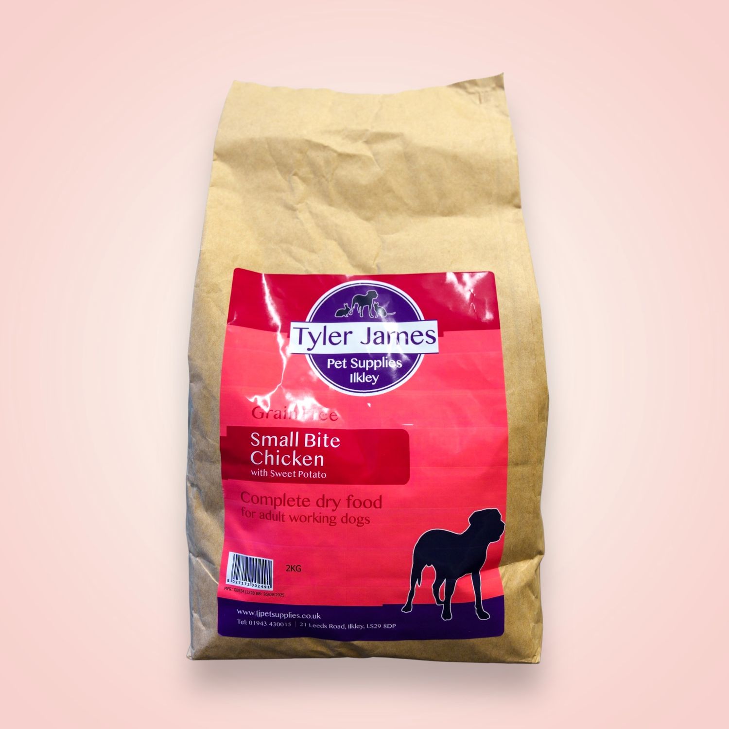 2KG TYLER-JAMES ADULT DOG SMALL BITE CHICKEN  &amp; SWEET POTATO