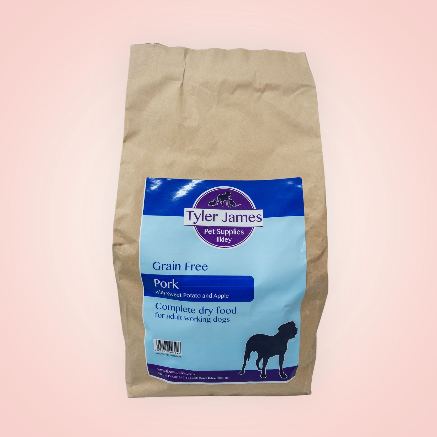 2KG TYLER-JAMES ADULT DOG PORK &amp; SWEET POTATO
