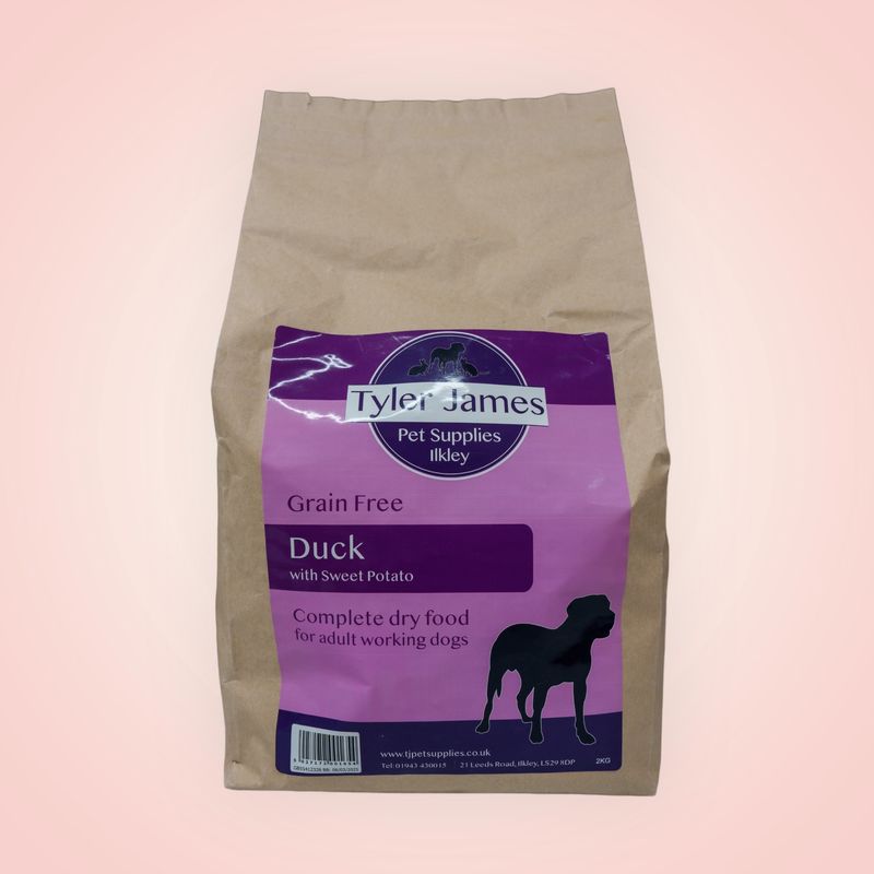 2KG TYLER-JAMES ADULT DOG DUCK &amp; SWEET POTATO