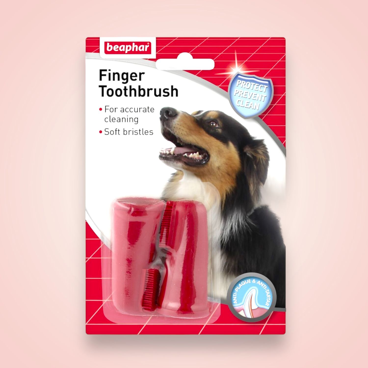 BEAPHAR FINGER TOOTHBRUSH 2PK