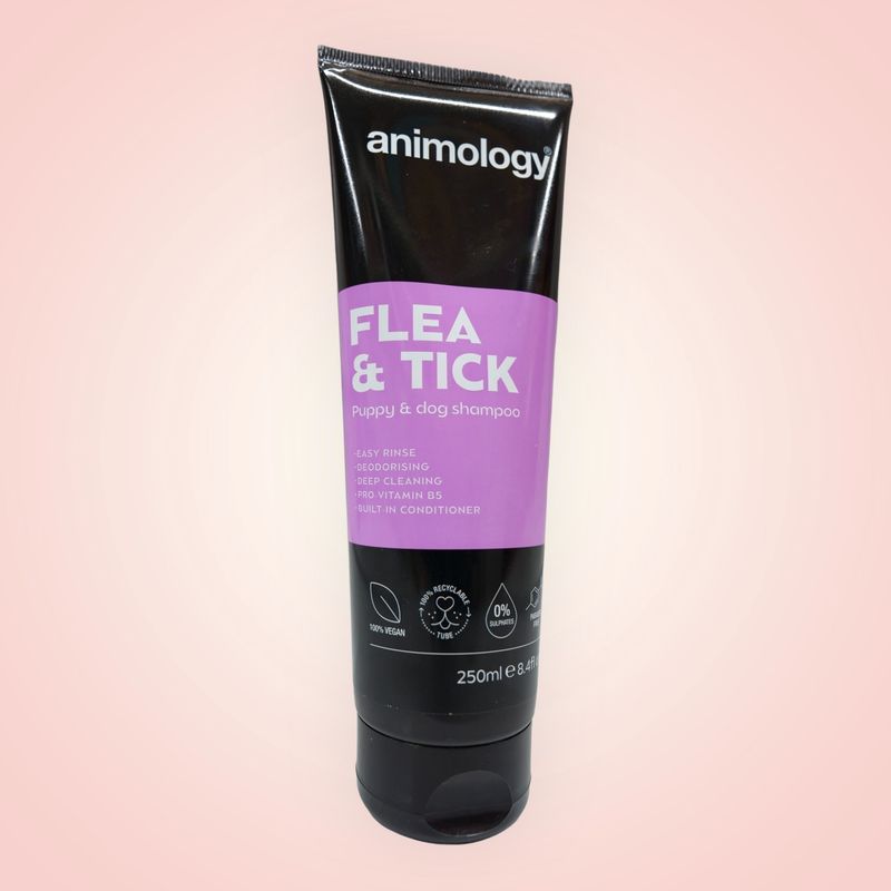 ANIMOLOGY FLEA &amp; TICK SHAMPOO 250ML
