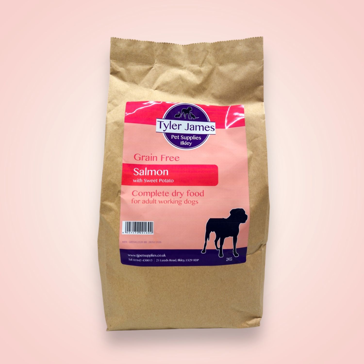 2KG TYLER-JAMES ADULT DOG SALMON &amp; SWEET POTATO