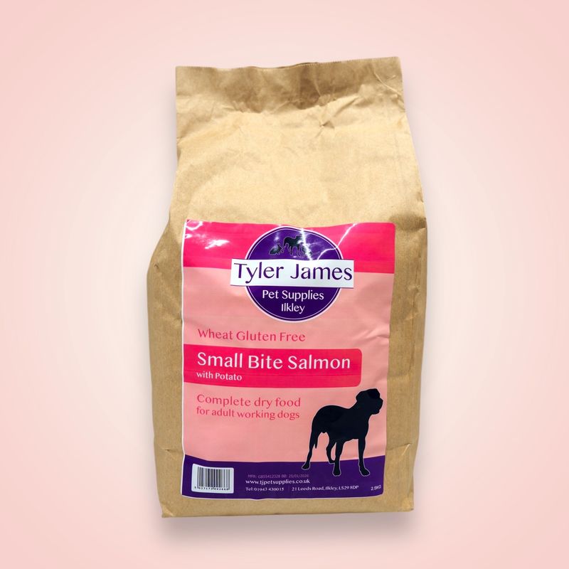 2.5KG TYLER-JAMES GLUTEN FREE ADULT DOG SMALL BREED SALMON WITH RICE