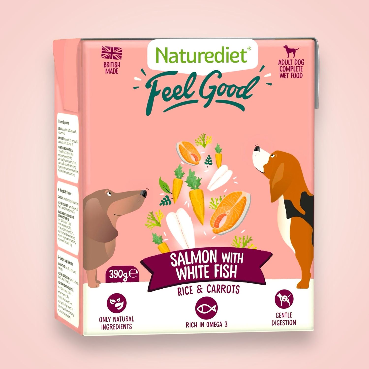 NATUREDIET SALMON 390G