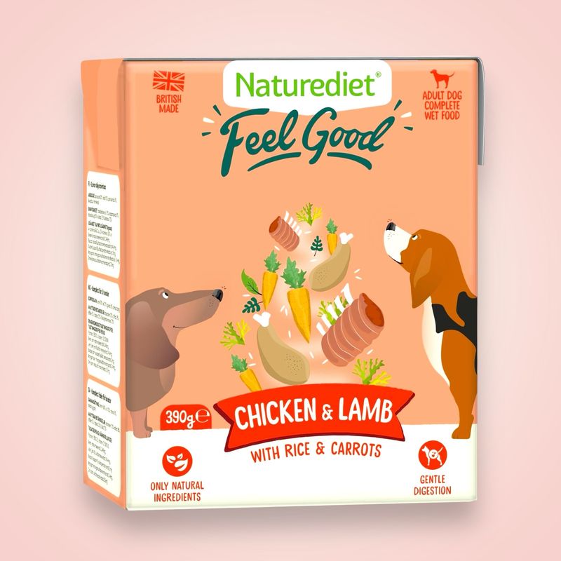 NATUREDIET CHICKEN &amp; LAMB 390G