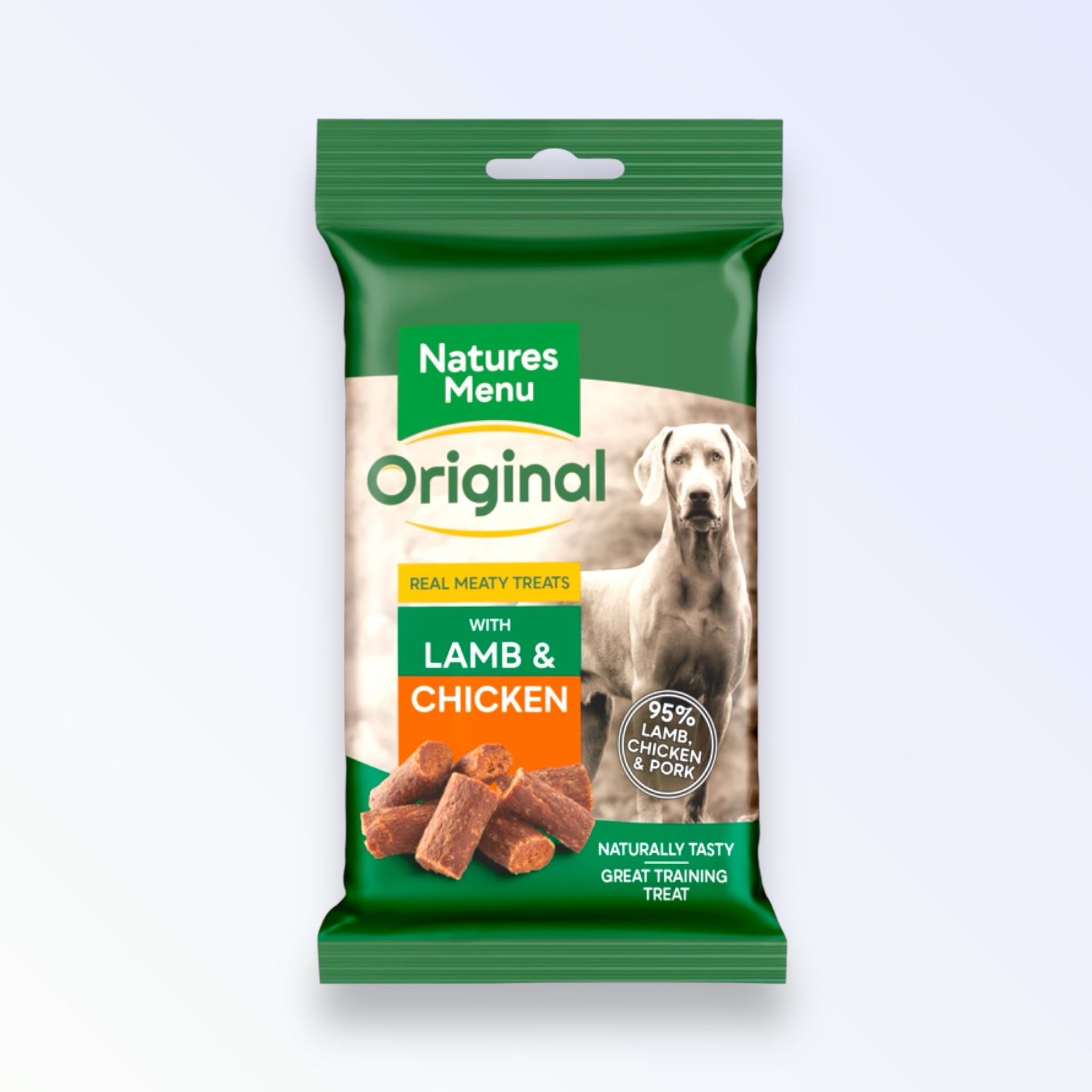 NATURES MENU DOG LAMB &amp; CHICKEN TREATS 50G
