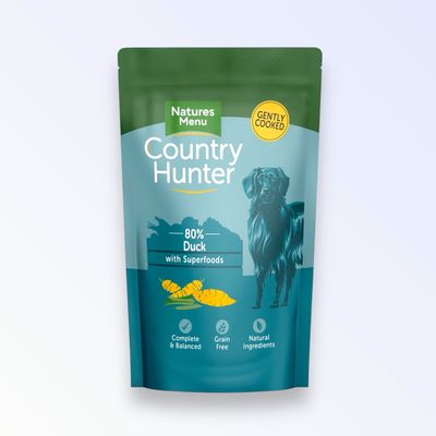 NATURES MENU DOG COUNTRY HUNTER DUCK POUCH 150G