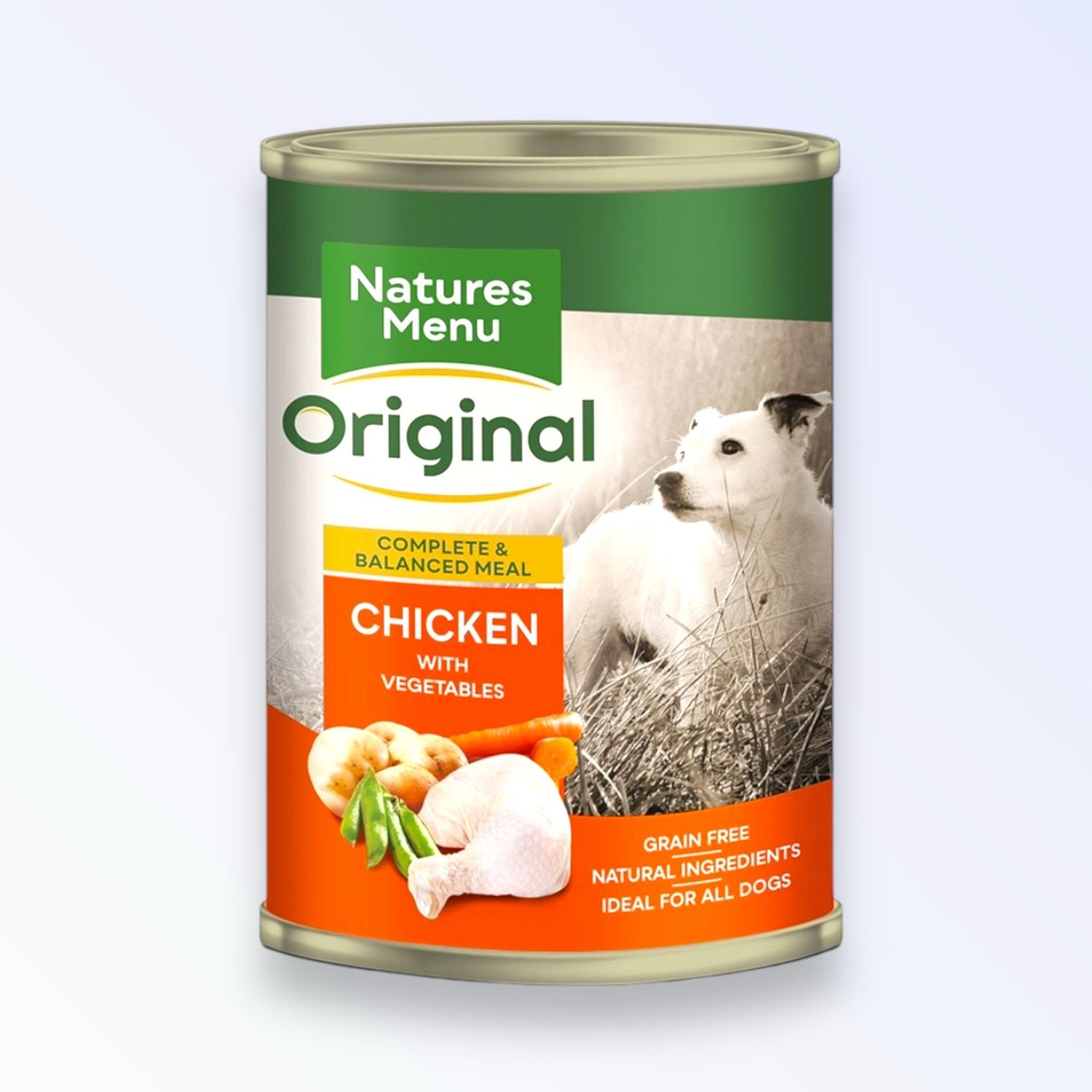 NATURES MENU ADULT DOG CHICKEN 400G TIN