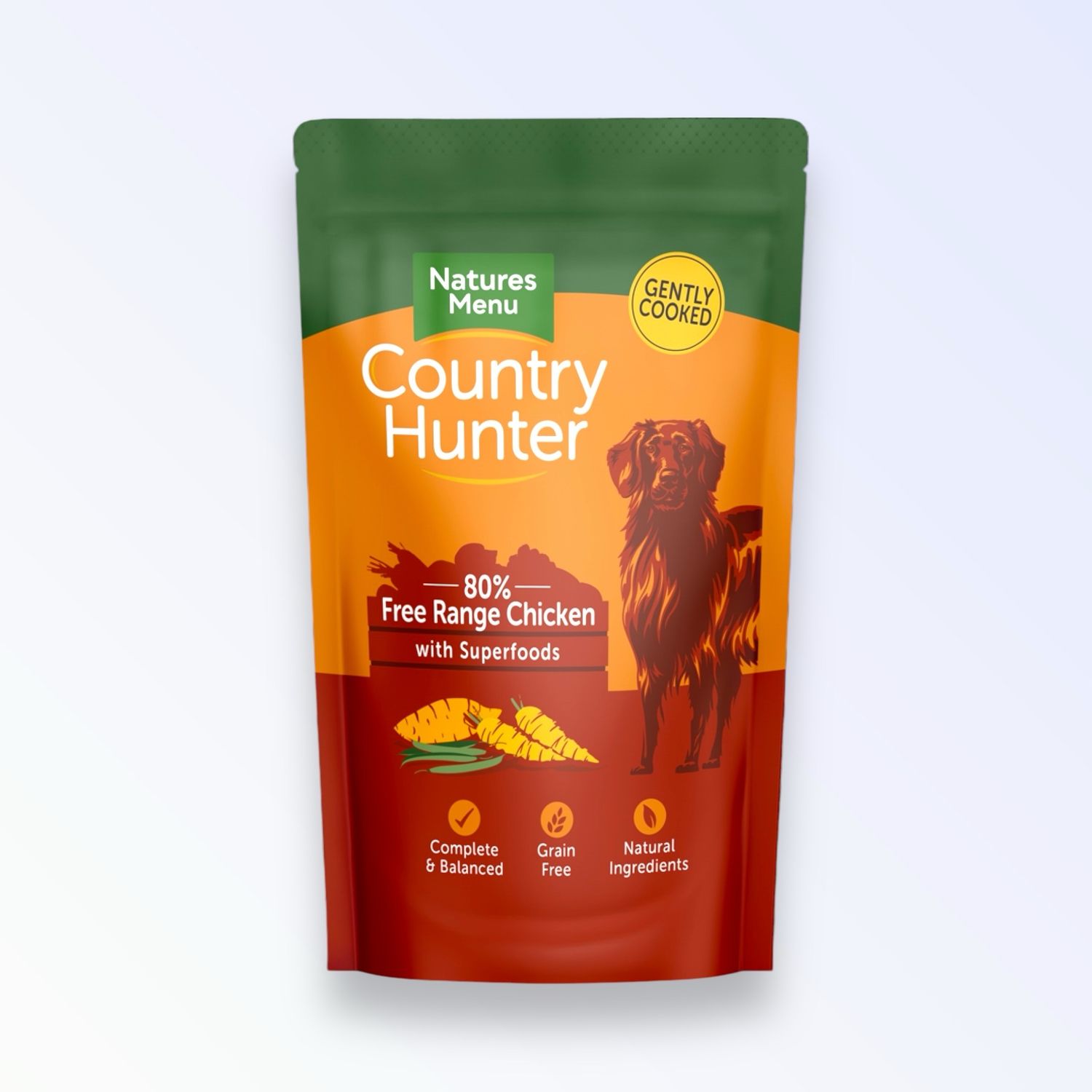 NATURES MENU DOG COUNTRY HUNTER CHICKEN POUCH 150G