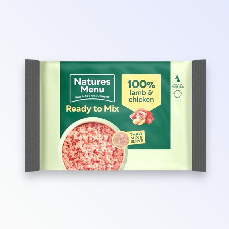 NATURES MENU DOG  JUST LAMB &amp; CHICKEN BLOCK  400G