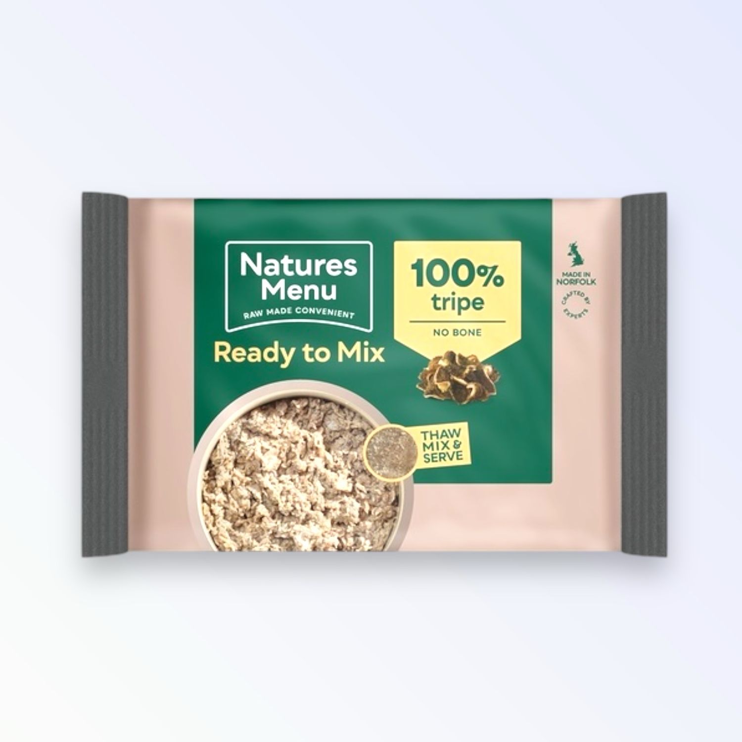 NATURES MENU DOG JUST TRIPE BLOCK 400G