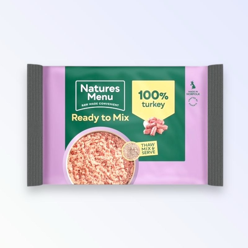 NATURES MENU DOG JUST TURKEY BLOCK 400G