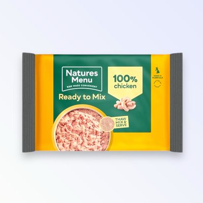 NATURES MENU DOG &quot;READY TO MIX&quot; (CHICKEN) BLOCK 400G