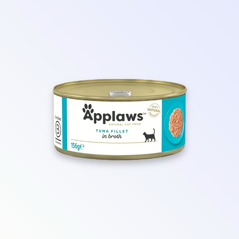 APPLAWS CAT TUNA FILLET TIN 156G