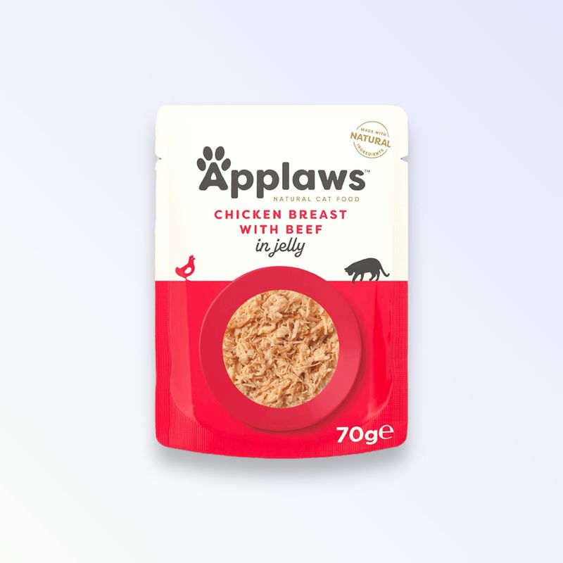 APPLAWS POUCH CHICK/BEEF JELLY 70G