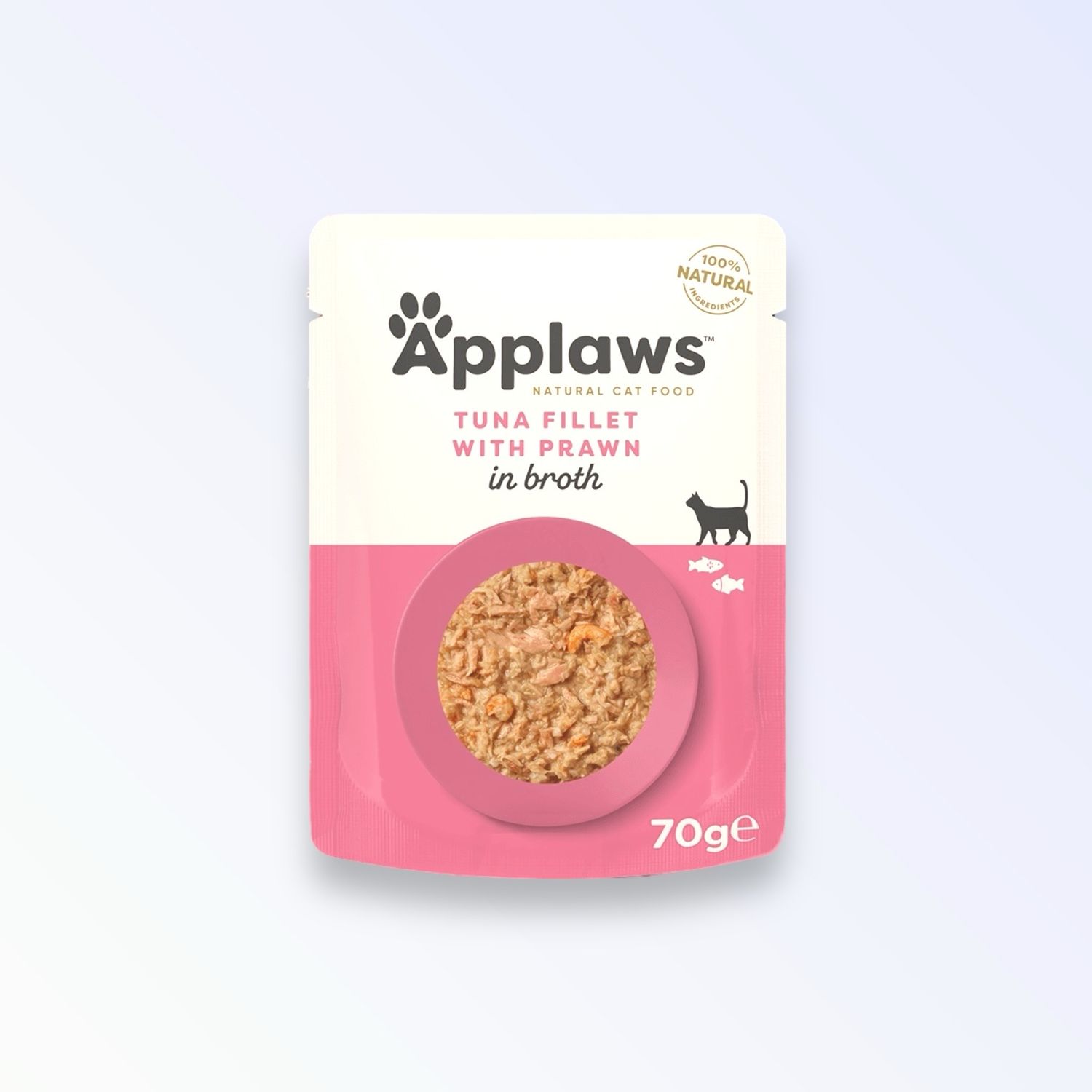 APPLAWS CAT POUCH TUNA/PRAWN BROTH 70G