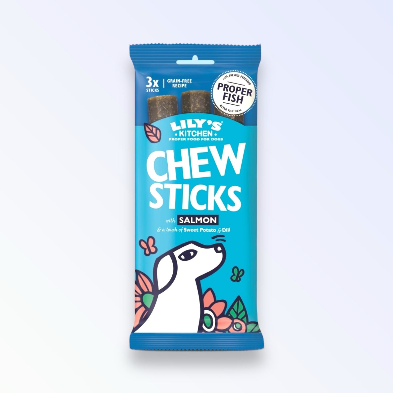 LILYS KITCHEN CHEW STICKS WITH SALM