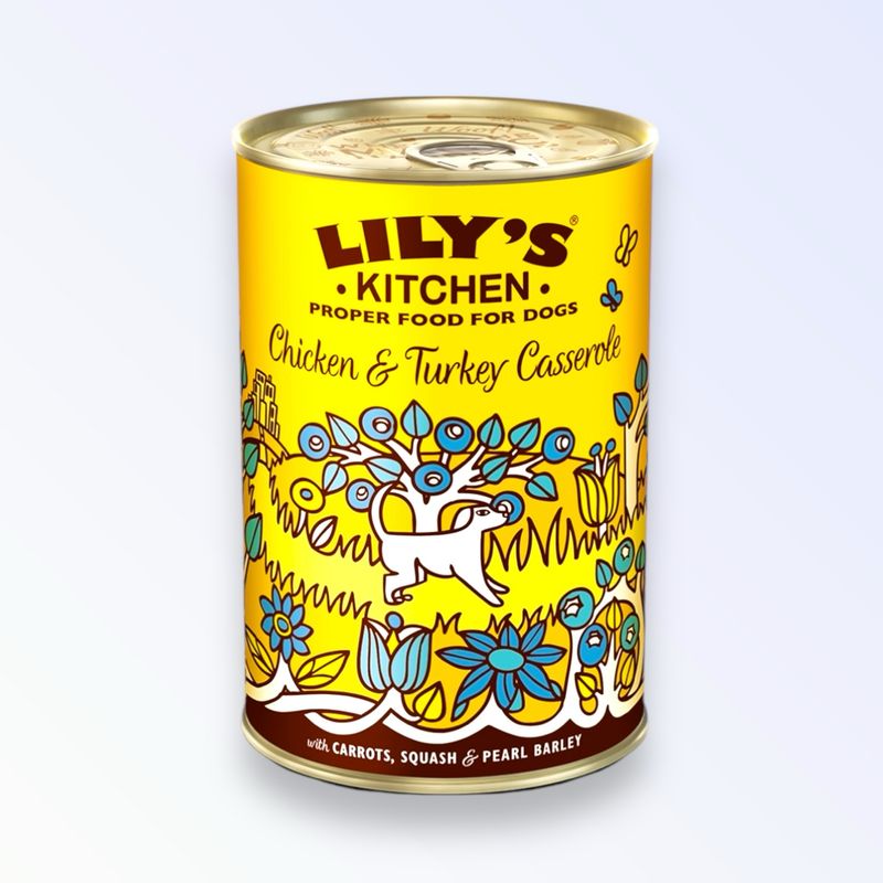 LILYS KITCHEN CHICKEN &amp; TURKEY CASS 400G