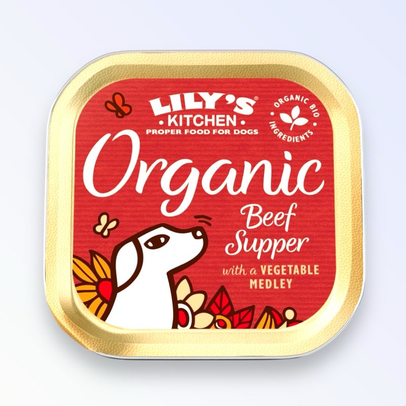 LILYS KITCHEN ORG BEEF SUPPER 150G