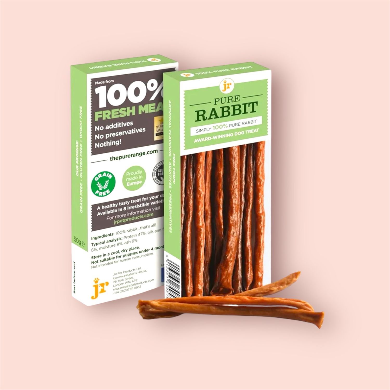 JR PURE RABBIT STICKS 50G