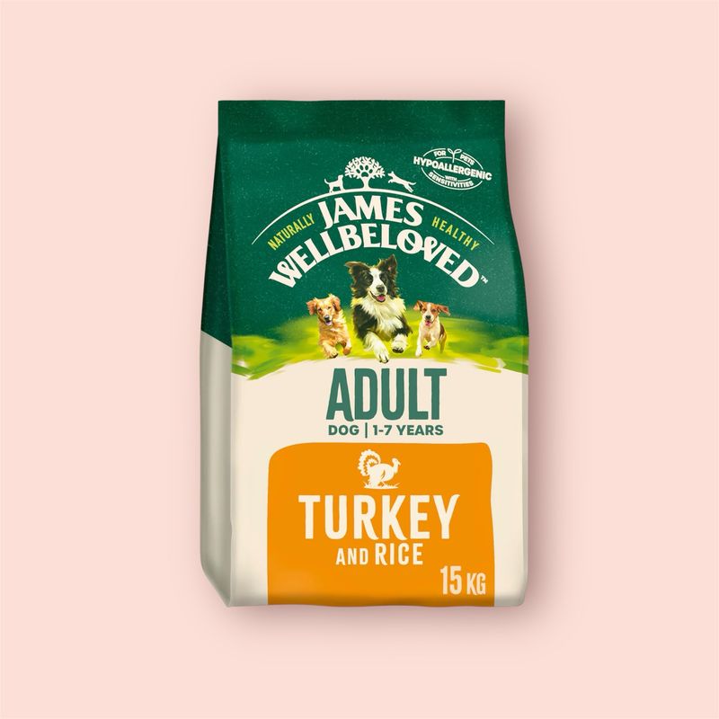 JAMES WELLBELOVED ADULT DOG TURKEY 2KG