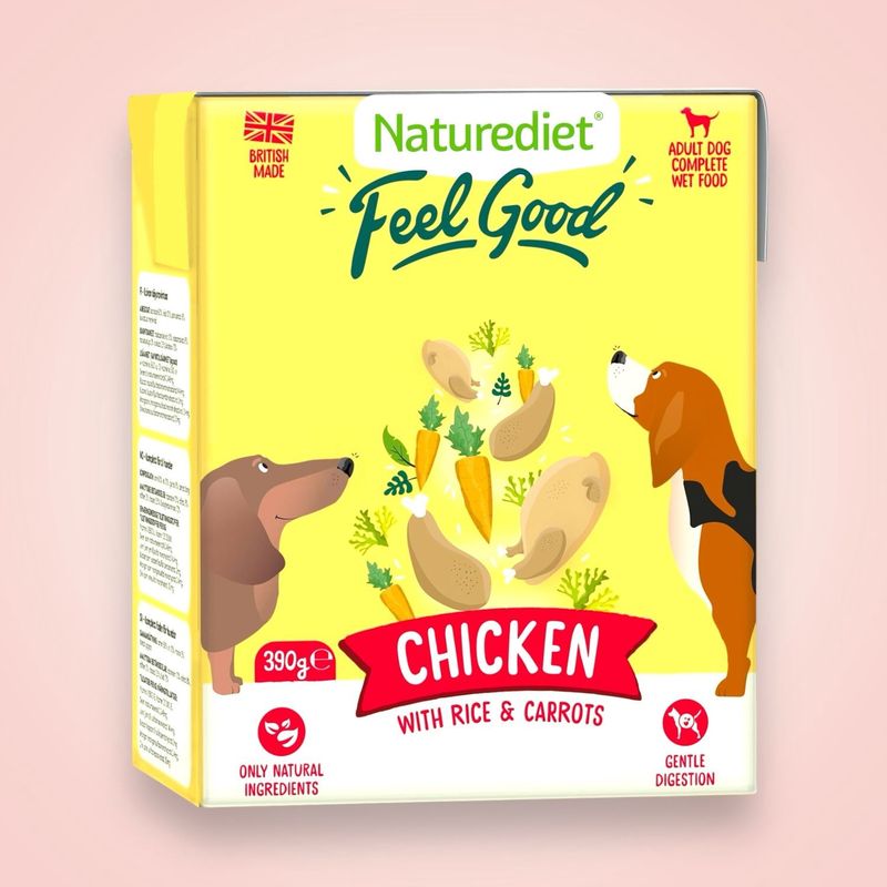 NATUREDIET FEEL GOOD WET DOG FOODS 390G