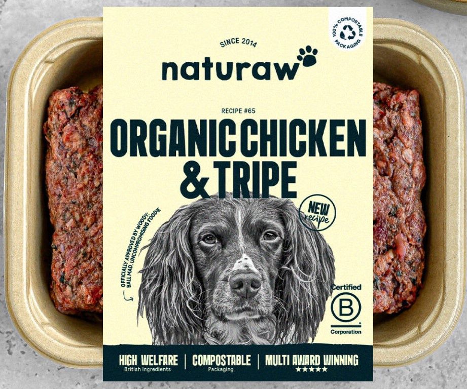 NATURAW ORGANIC CHICKEN &amp; TRIPE 500G