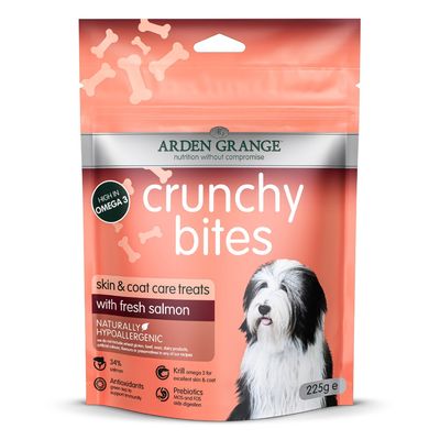ARDEN GRANGE DOG CRUNCHY BITES SALMON