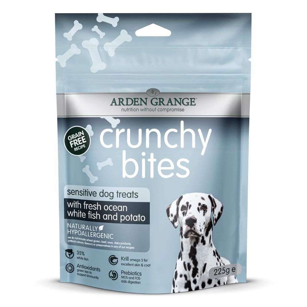 ARDEN GRANGE DOG CRUNCHY BITES SENSITIVE
