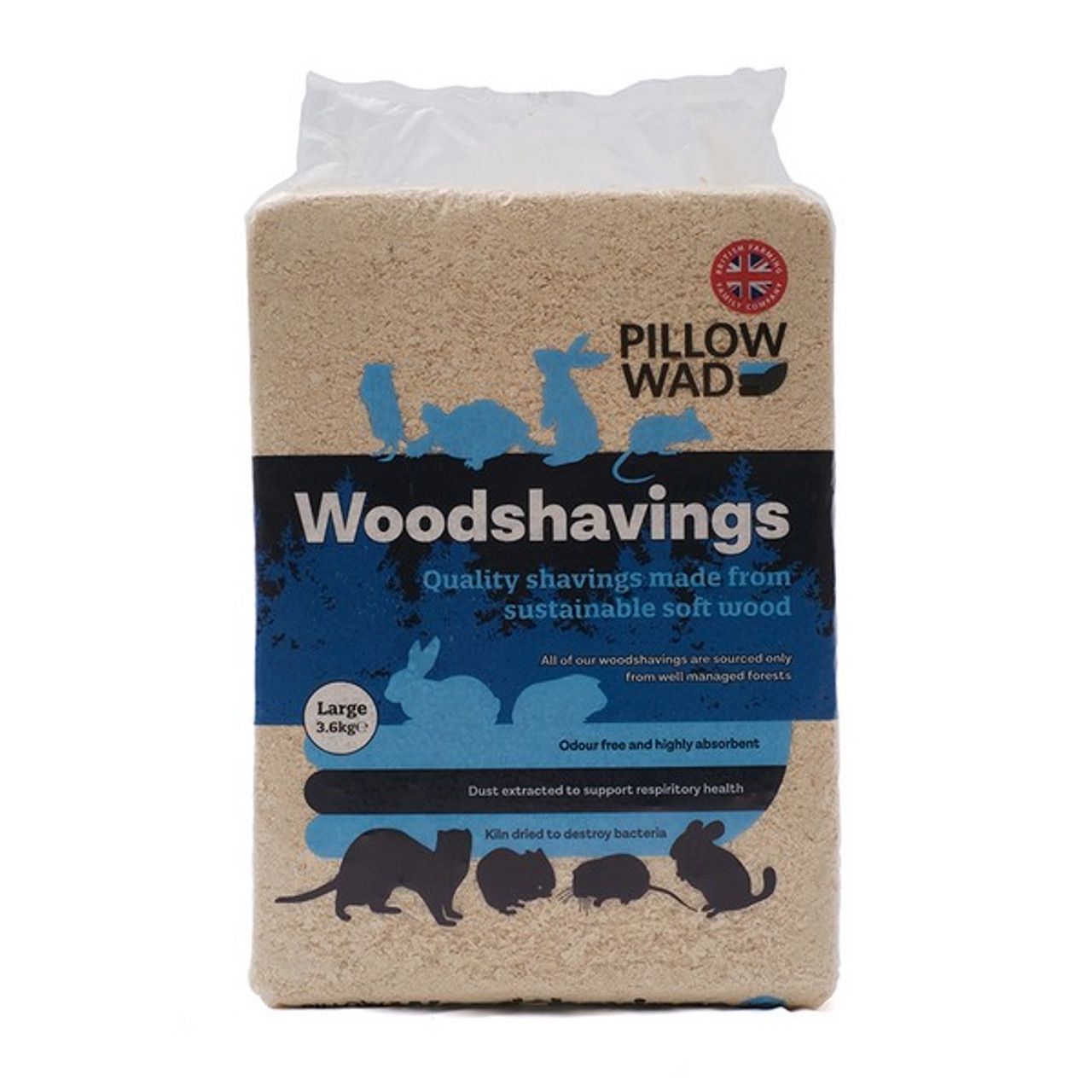 PILLOW WAD SHAVINGS 3.6KG