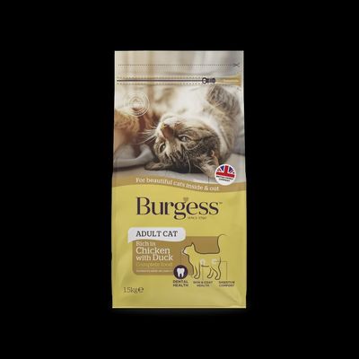 BURGESS ADULT DRY CAT FOOD 1.5KG