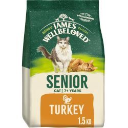 JAMES WELLBELOVED SENIOR CAT TURKEY 1.5KG