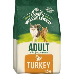 JAMES WELLBELOVED ADULT CAT TURKEY 1.5KG