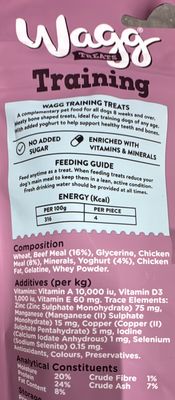 WAGG TRAINING TREATS  125G