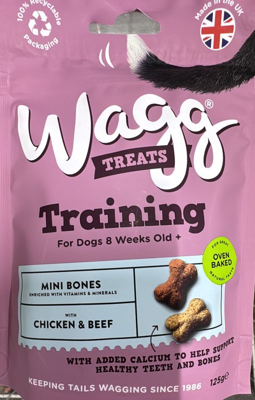 WAGG TRAINING TREATS  125G
