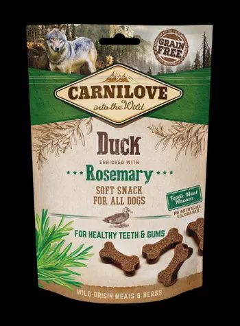 CARNILOVE DOG SEMI MOIST TREATS (DUCK WITH ROSEMARY) 200G
